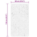 vidaXL HUARTE krémszínű rövid szálú puha és mosható szőnyeg 60x110 cm