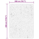 vidaXL HUARTE krémszínű rövid szálú puha és mosható szőnyeg 200x280 cm