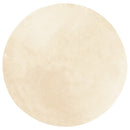 vidaXL HUARTE krémszínű rövid szálú puha és mosható szőnyeg Ø 100 cm