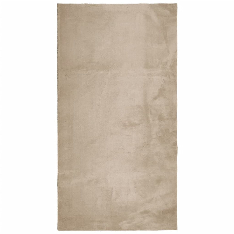 vidaXL HUARTE homokszínű rövid szálú puha és mosható szőnyeg 60x110 cm