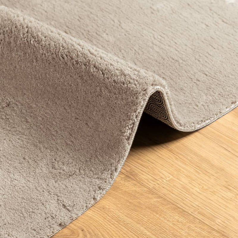vidaXL HUARTE homokszínű rövid szálú puha és mosható szőnyeg 60x110 cm