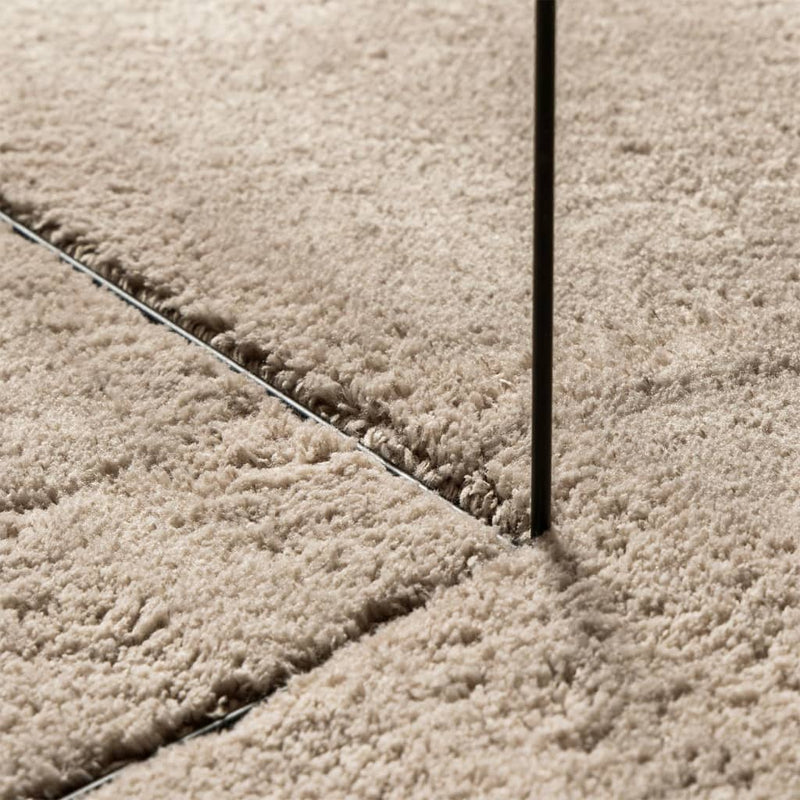vidaXL HUARTE homokszínű rövid szálú puha és mosható szőnyeg 60x110 cm