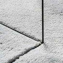 vidaXL HUARTE szürke rövid szálú puha és mosható szőnyeg Ø 200 cm