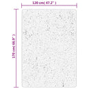 vidaXL HUARTE fekete rövid szálú puha és mosható szőnyeg 120 x 170 cm