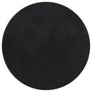 vidaXL HUARTE fekete rövid szálú puha és mosható szőnyeg Ø 120 cm