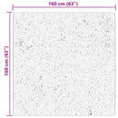 vidaXL HUARTE kék rövid szálú puha és mosható szőnyeg 160 x 160 cm