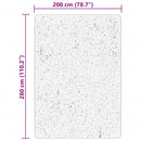 vidaXL HUARTE púderszínű rövid szálú puha és mosható szőnyeg 200x280cm
