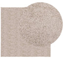 vidaXL PAMPLONA bézs magas szálú bolyhos modern szőnyeg 160 x 160 cm