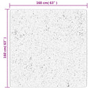 vidaXL PAMPLONA kék magas szálú bolyhos modern szőnyeg 200 x 200 cm