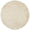 vidaXL PAMPLONA arany magas szálú bolyhos modern szőnyeg Ø 100 cm