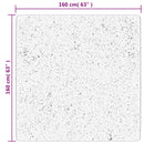 vidaXL PAMPLONA bézs és antracit bolyhos modern szőnyeg 160 x 160 cm