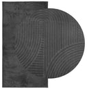 vidaXL IZA antracit rövid szálú skandináv stílusú szőnyeg 80x150 cm