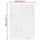vidaXL IZA szürke rövid szálú skandináv stílusú szőnyeg 140 x 200 cm