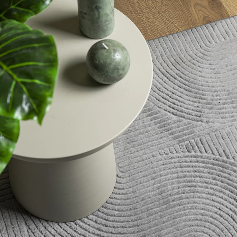 vidaXL IZA szürke rövid szálú skandináv stílusú szőnyeg 160 x 230 cm