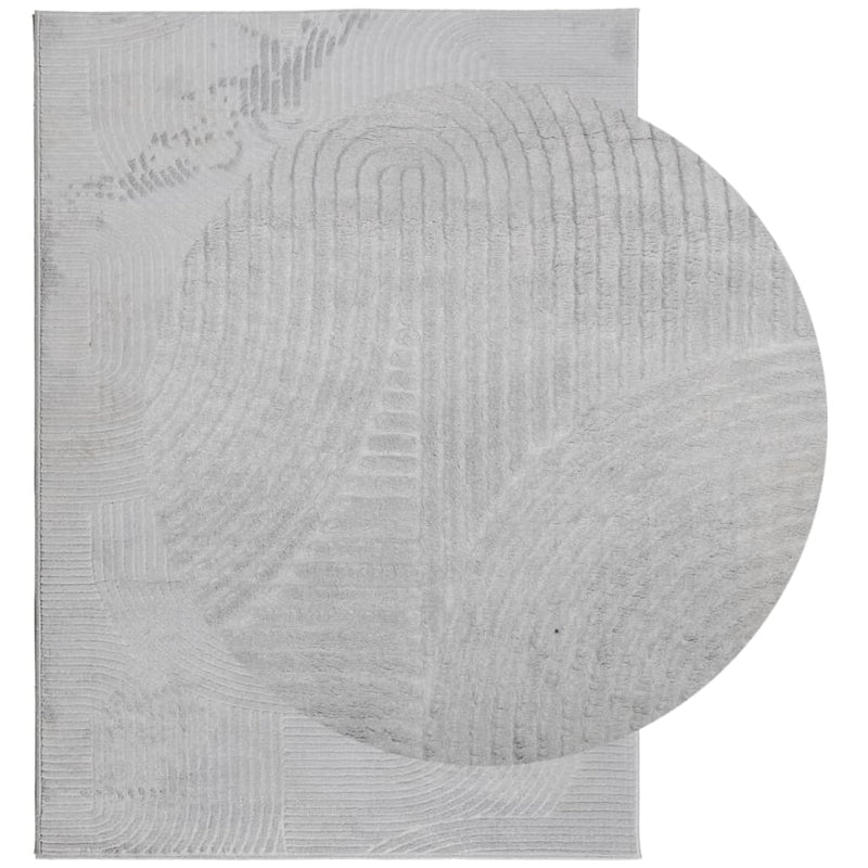 vidaXL IZA szürke rövid szálú skandináv stílusú szőnyeg 200 x 280 cm