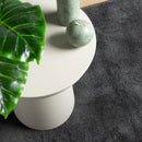 vidaXL OVIEDO antracitszürke rövid szálú szőnyeg 240 x 240 cm