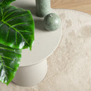 vidaXL OVIEDO bézs rövid szálú szőnyeg Ø 160 cm