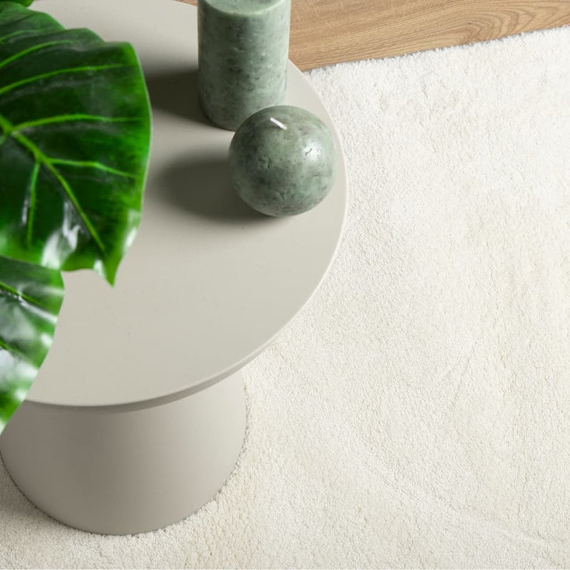 vidaXL OVIEDO krémszínű rövid szálú szőnyeg 160 x 230 cm