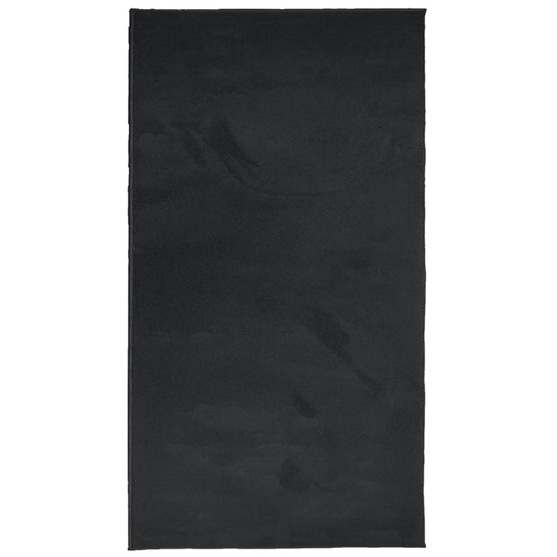 vidaXL OVIEDO fekete rövid szálú szőnyeg 80 x 150 cm