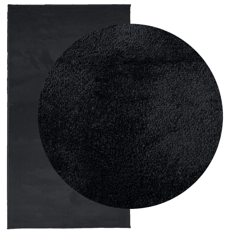 vidaXL OVIEDO fekete rövid szálú szőnyeg 80 x 150 cm
