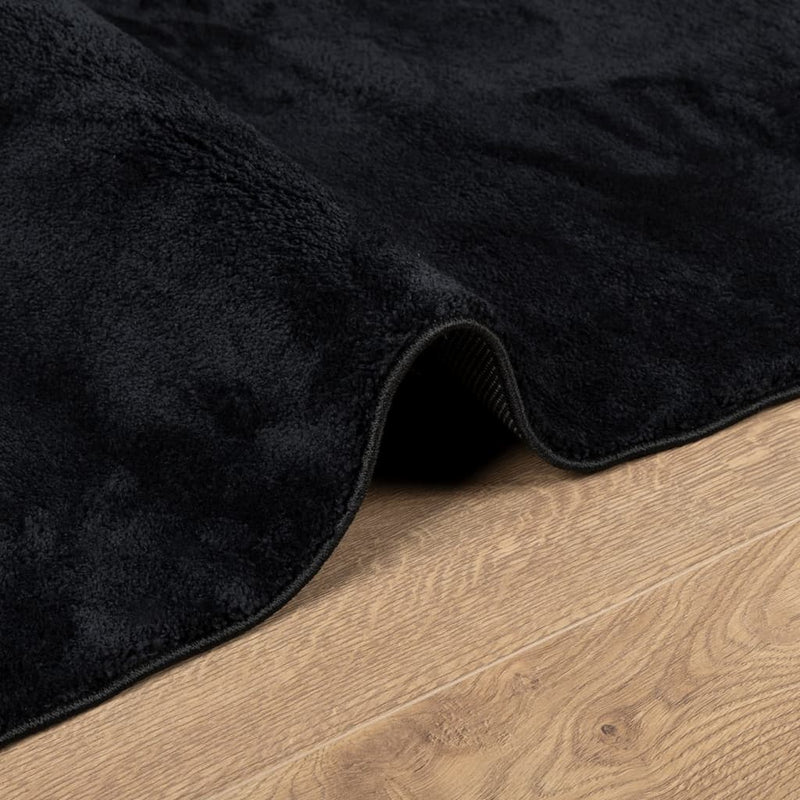 vidaXL OVIEDO fekete rövid szálú szőnyeg 80 x 150 cm