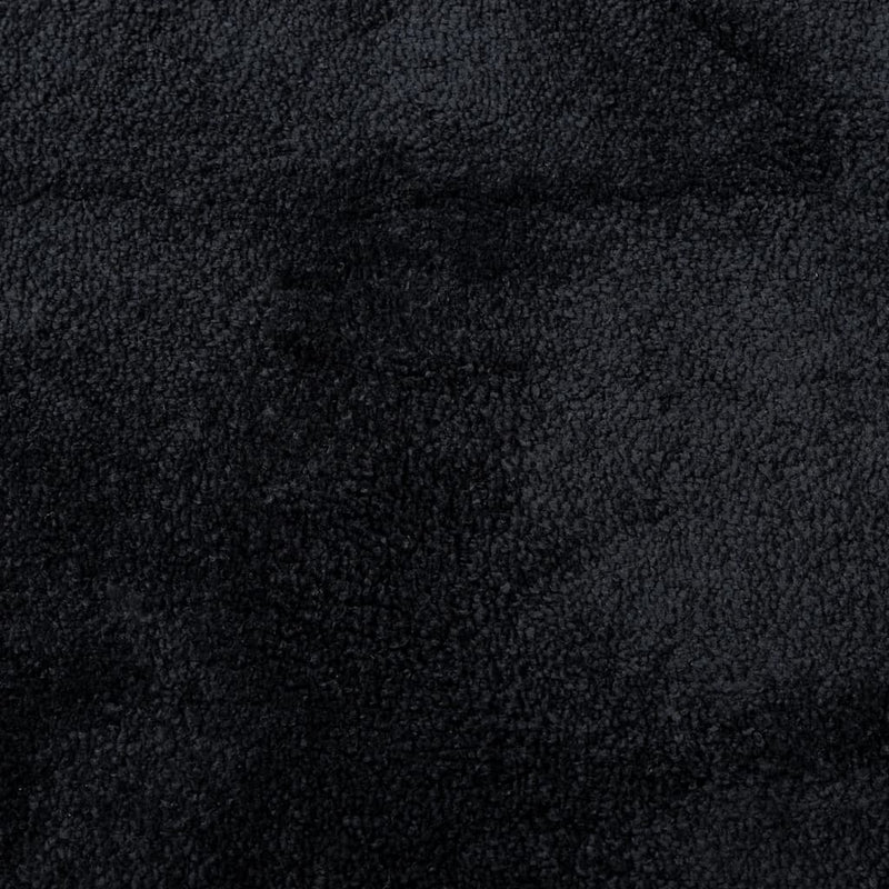 vidaXL OVIEDO fekete rövid szálú szőnyeg 240 x 240 cm