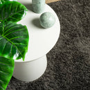 vidaXL ISTAN antracitszürke hosszú szálú fényes szőnyeg 160 x 230 cm