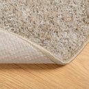 vidaXL ISTAN bézs hosszú szálú fényes szőnyeg Ø 80 cm