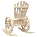 vidaXL 2 db tömör fenyőfa Adirondack hintaszék