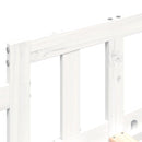 vidaXL fehér tömör fenyőfa kanapéágy matrac nélkül 90 x 200 cm