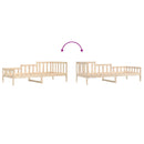 vidaXL tömör fenyőfa kanapéágy matrac nélkül 90 x 190 cm