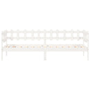 vidaXL fehér tömör fenyőfa kanapéágy matrac nélkül 80 x 200 cm