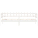 vidaXL fehér tömör fenyőfa kanapéágy matrac nélkül 90 x 200 cm