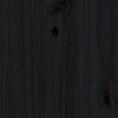 vidaXL fekete tömör fenyőfa kanapéágy 90 x 190 cm