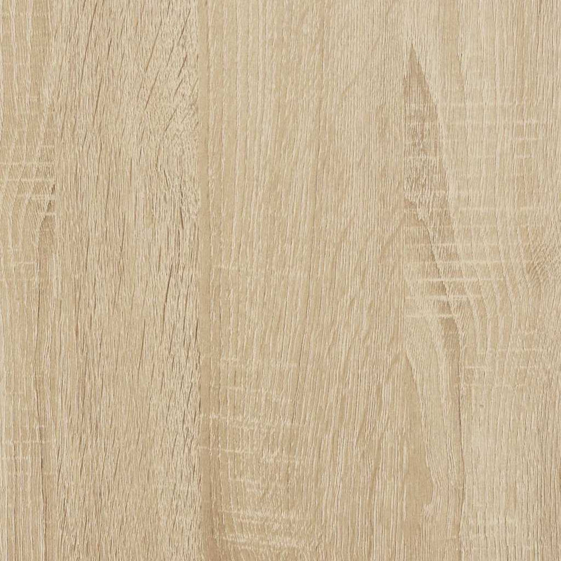 vidaXL sonoma tölgy színű fejtámlás ágykeret matrac nélkül 90 x 200 cm