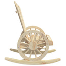 vidaXL tömör fenyőfa Adirondack hintaszék