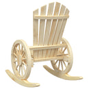 vidaXL tömör fenyőfa Adirondack hintaszék