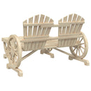 vidaXL 2 részes tömör fenyőfa kerti pihenőgarnitúra