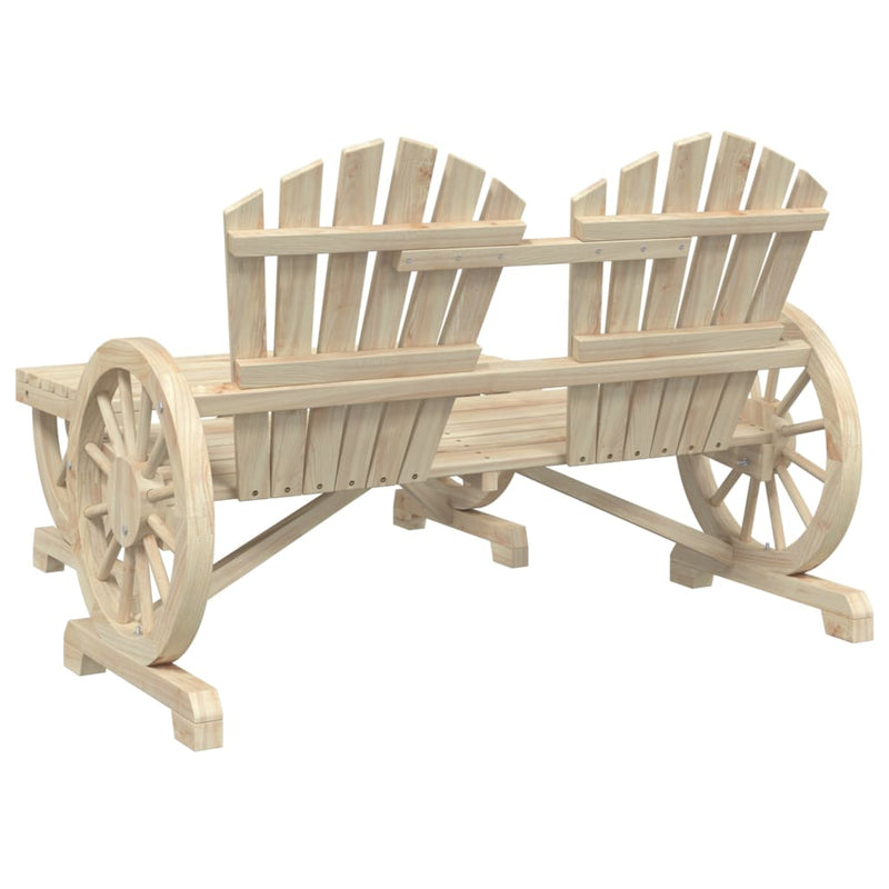 vidaXL 2 részes tömör fenyőfa kerti pihenőgarnitúra