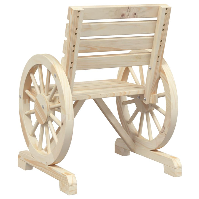 vidaXL tömör fenyőfa kerti szék 58 x 58 x 78,5 cm