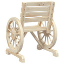 vidaXL 2 db tömör fenyőfa kerti szék 58 x 58 x 78,5 cm