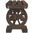 vidaXL tömör fenyőfa kerti pad 115 cm