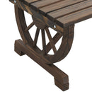 vidaXL tömör fenyőfa kerti asztal 115 x 55 x 65 cm