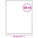 vidaXL matt szürke PVC ablakfólia 45 x 1000 cm