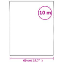 vidaXL matt csíkos kivitel PVC ablakfólia 60 x 1000 cm