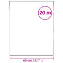 vidaXL matt csíkos kivitel PVC ablakfólia 60 x 2000 cm