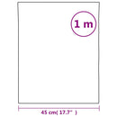 vidaXL 2 db öntapadó PET tükör fólia 45 x 100 cm