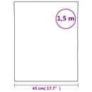 vidaXL 2 db öntapadó PET tükör fólia 45 x 150 cm