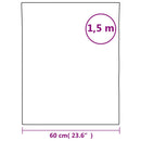 vidaXL 2 db öntapadó PET tükör fólia 60 x 150 cm