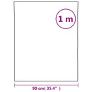 vidaXL 2 db öntapadó PET tükör fólia 90 x 100 cm